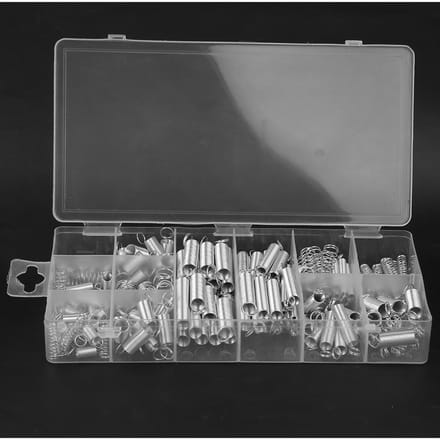 200 stuks Trek- Drukveer Set Industrieel Accessoire Hardware Handgereedschap(200 stuks white