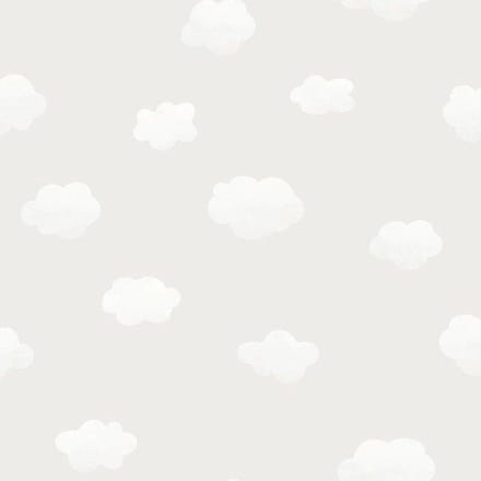 Dutch Wallcoverings - Over The Rainbow- Cloudy Sky Grey