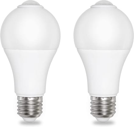 Dimbare E27 Bewegingssensor LED Lampen 12W Koel Wit 6000K - Auto Aan/Uit