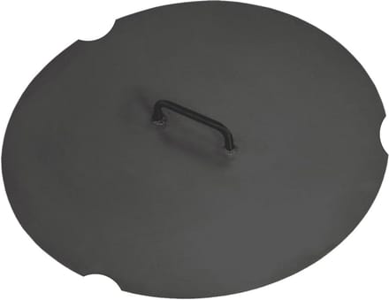 Deksel Vuursschaal - Afdekking Kom - Terras Beschermen - Handgemaakt Kwaliteit - 62 cm Diameter - Staal