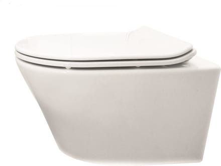 Sanifun Rimless hangtoilet Tomeka 520 wit combi