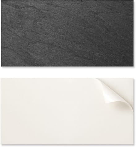 Zelfklevend vinylpaneel met print, 120x60 cm, met natuursteenstructuur.