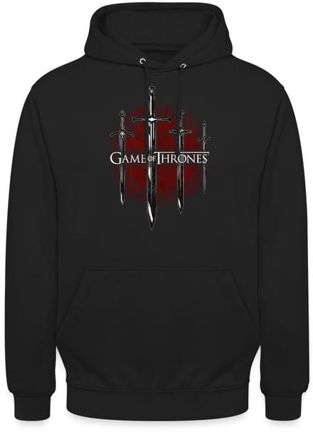 Game Of Thrones Zwaarden van de Huizen Hoodie Unisex