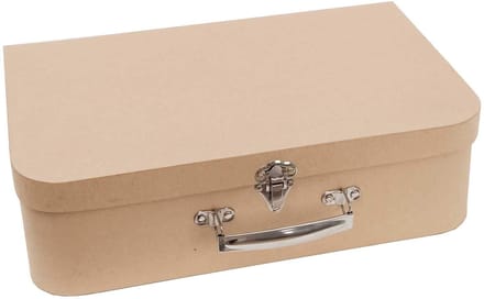koffer natuur, 35x10x22 cm