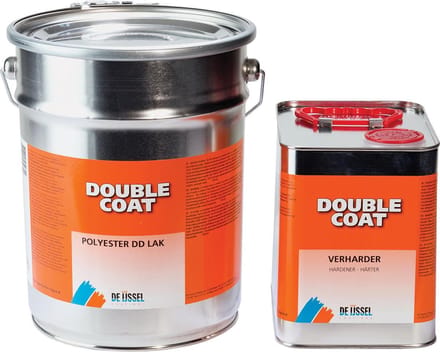 Double Coat hoogglans Set - Gewicht: 1 kg. , Kleur: Wit - DC 800