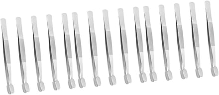 Wimper Make-up Tools - Wimper Clip Pincet - Wimpers Aanbrengen - Ergonomisch Handvat - 10.5 cm - Zilver