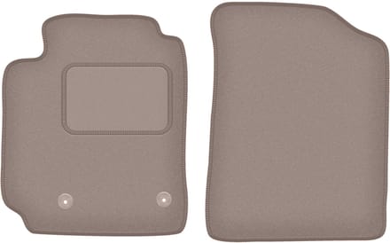 Beige voormatten voor: Toyota Yaris Verso minivan (1999-2005)