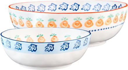 NAPOLI slakom Ø23,5cm en Ø28cm - 2 stuks - Citrus