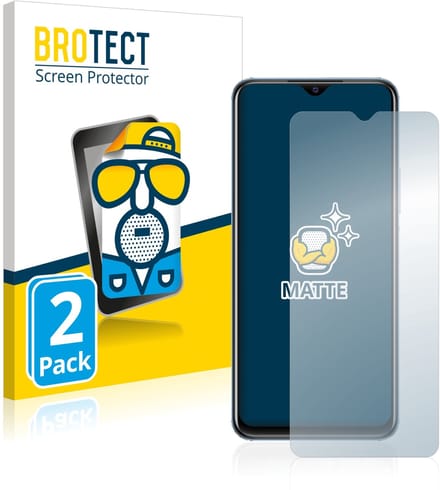 BROTECT - Screenprotector voor Vivo Y33s - Folie Beschermfolie matte 2 Stuks