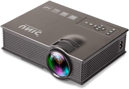 Draagbare Beamer - Mini Projector - Home Cinema - Stille Koeling - 100 Inch Beeld - Zwart