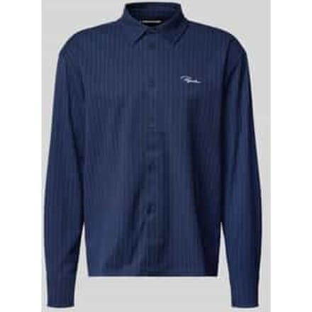 Oversized vrijetijdsoverhemd met labelstitching, model 'Pikal'