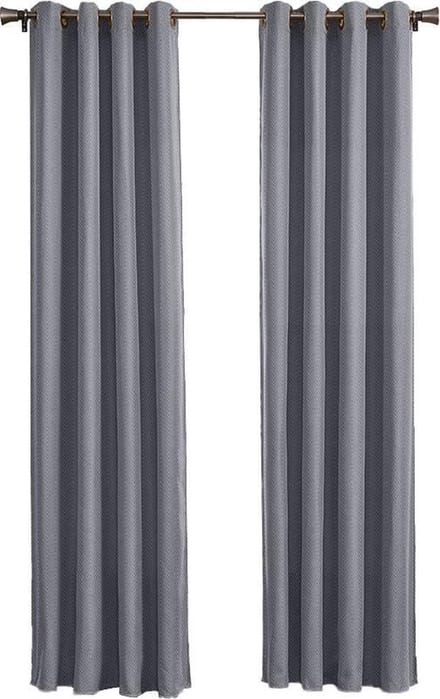 Larson - Luxe hotel blackout gordijn - met ringen - 3m x 2.5m - Lichtgrijs
