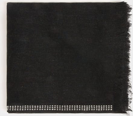 Morgan - Sjaal met strass steentjes 242-%Lassa Antraciet - Maat : one Maat