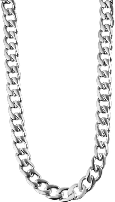 AKZENT Akzent Unisex ketting Lorenz, zilverkleurig, duurzaam