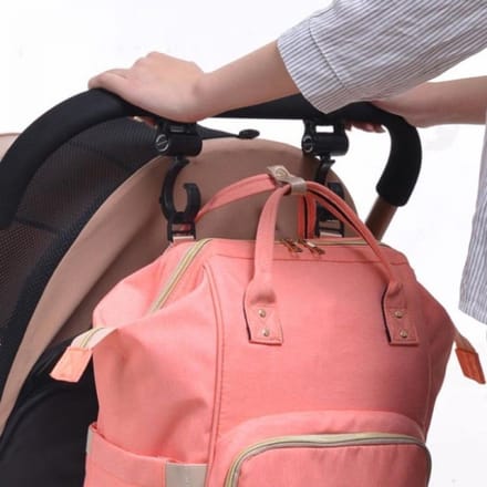 Kinderwagen hangers - Draaibare haken - 2 stuks