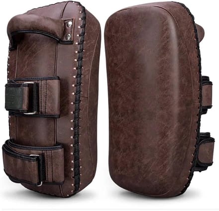 Slagkussen Thaise Pad - Stootkussen Bokszak - Vechtsport Training - Gebogen Design - 36 x 20 x 10 cm