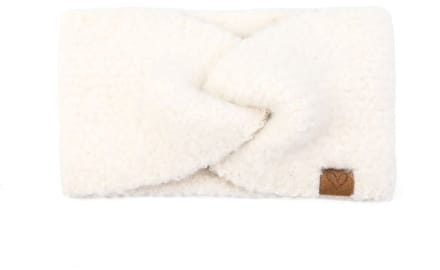 Bijoutheek Hoofdband Winter Knoop Off-White