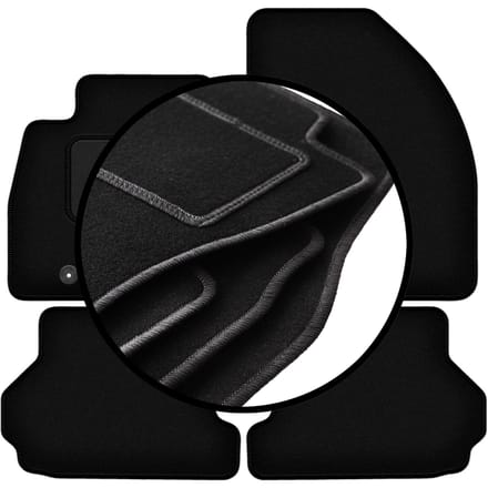 Complete set veloursmatten voor: Ford Focus MK2 cabrio (2006-2010)
