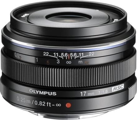 Olympus M.Zuiko Digital - 17mm - f/1.8 - Zwart