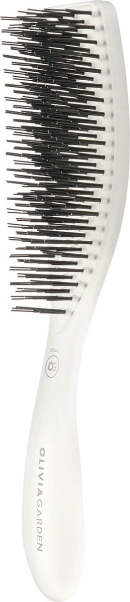 Olivia Garden - Style Wet - Fijn Haar - Haarborstel - Ice White