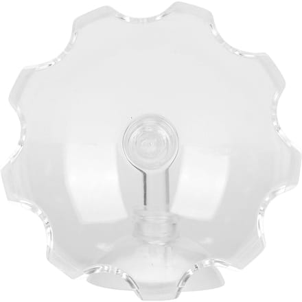 Ensemble de mangeoires pour crevettes d'aquarium en acrylique transparent avec ventouse white