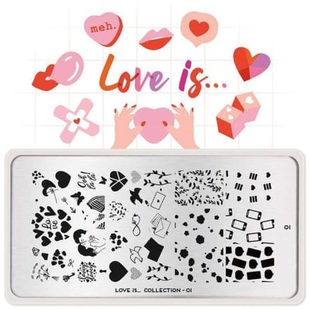 Love Is Stempelplaat 01