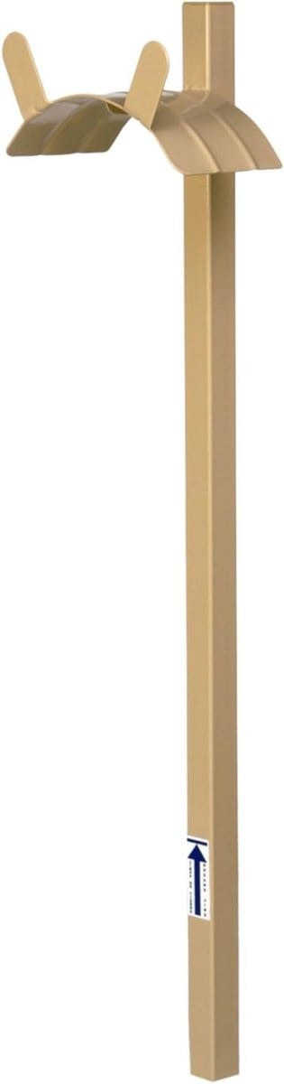 Tuinslanghouder - Slang standaard - Slang netjes houden - Stalen constructie - 150 voet slang - Bruin