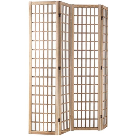 Kamerverdeler Japanse Wandverdeler 4 Panelen voor Ruimtescheiding (Natuurlijk)