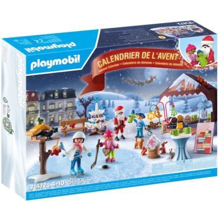 PLAYMOBIL Christmas Adventskalender: Uitstapje naar de kerstmarkt - 71472
