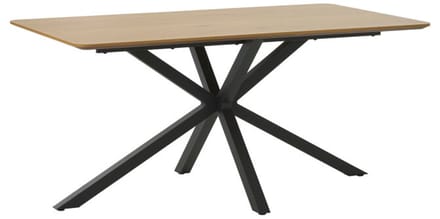 Giga Living Eettafel Cesura - Naturel Eiken 160x90x75cm - Spinpoot