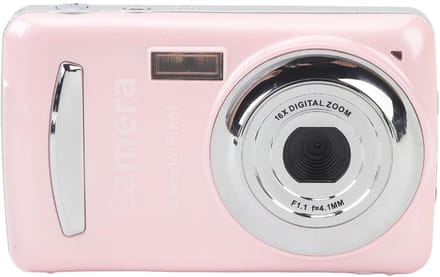 Digital Camera, 16x Digital Zoom Camera with 2.4 Inch Screen, Auto Focus, Multi-Axis Stabilization, 1080P 16MP, Portable Small Camera for Boys, Girls, Teens, Students
