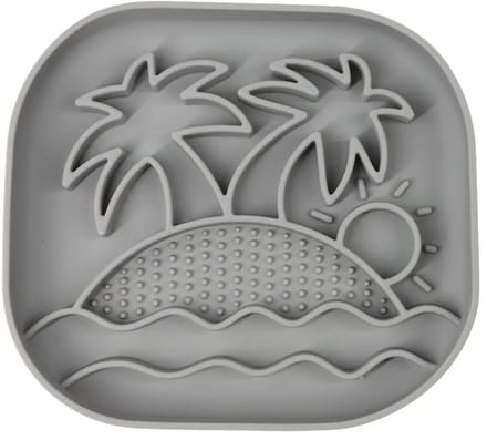 Bloom - Slowfeeder - Palm - Grijs - Hond - Anti Schrokbak