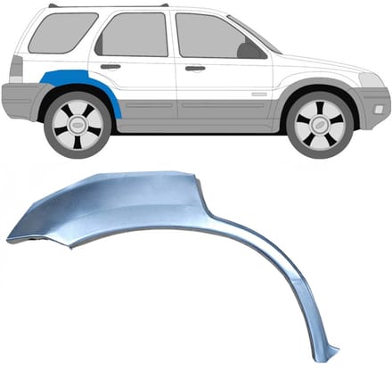 Reparatiepaneel achterspatbord voor Ford Maverick 2001-2008 / Rechts