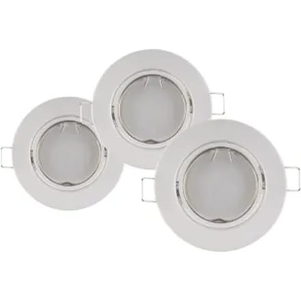 Sencys Inbouwspot Wit Gu10 5w 3 Stuks
