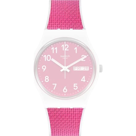 Swatch Plastic - Originals Medium (34mm) /Access/Solar/Musicall/Stop - G/SK/SL/SR/SS/SO28 AGW713 GW713 Berry Light Horlogeband