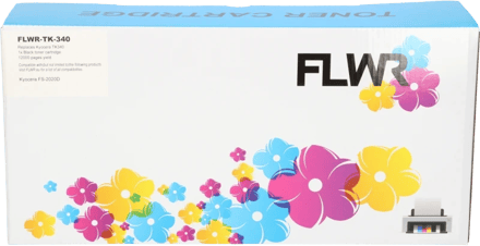FLWR - Toner / TK-340 / Zwart - Geschikt voor Kyocera Mita