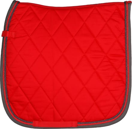 Pagony Concours II Zadeldek - Maat: Cob - Rood - Katoen