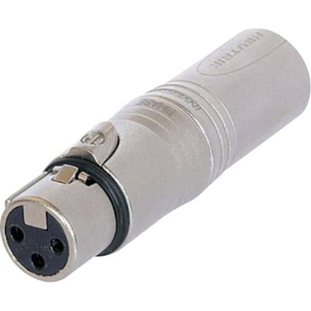 Neutrik NA3FM XLR-adapter XLR-bus - XLR-stekker Inhoud: 1 stuk(s)