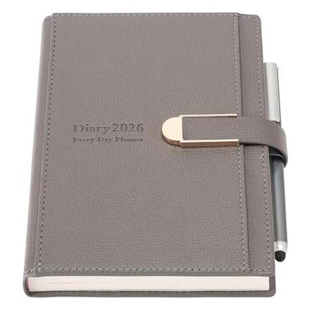 A5 Academisch Dagboek 2026 - Dagelijkse Planner met Pen, Harde Kaft, Stickers en Dikker Papier