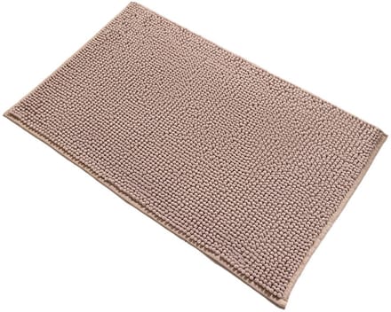 Badmat - 40 x 60 cm Badmat Antislip - Absorberende Badmat - Douchemat - Machinewasbaar - Kameel