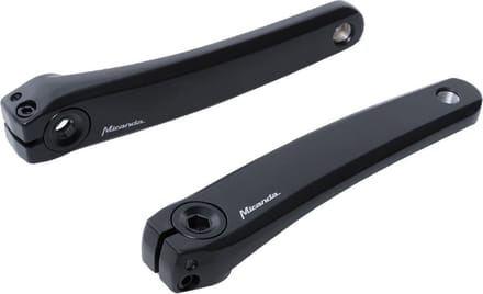 Crankset (links en rechts) Miranda Shimano Steps Delta S 155 mm - zwart