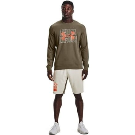 Under Armour Rival Terry Logo Crew-Tent / / Team Orange