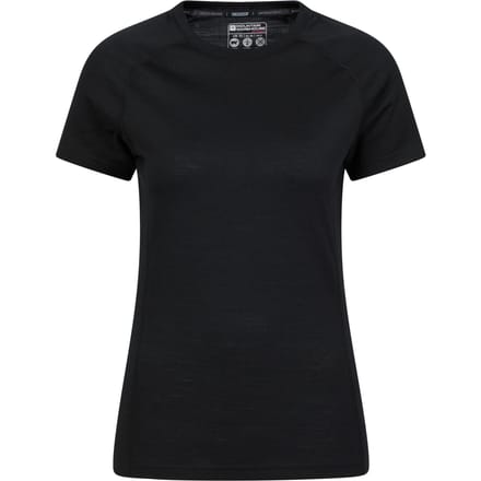 Mountain Warehouse Dames/Dames Summit Merino Wol Thermo Top (Zwart)