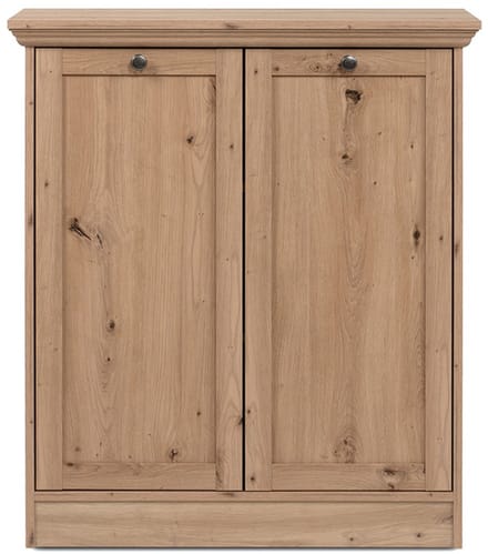Commode Timothee - 80x35x90cm - 2 deuren - artisan eikdecor