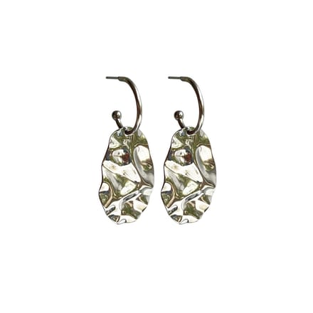 FlowJewels - oorbellen - stainless steel - zilver