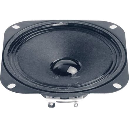 Visaton R 10 S TE - 4 Ohm 4 inch 10 cm Breedband-luidspreker 20 W 4 Ω Zwart