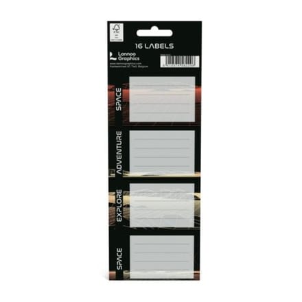 Nasa - school labels, set van 16