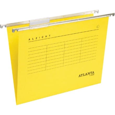 Hangmap Djois Alzicht folio frontaal recycled V-bodem geel