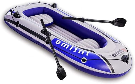 Opblaasbare Kano - Rubberen Boot - Waterpret Beleven - Snel Opblaasbaar - 272cm x 152cm - One Color