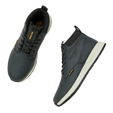 PME Legend - Heren Sneakers Ribber Mid - Zwart - Maat 44